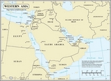 Mapa Asia Occidental