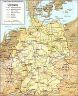 Mapa de Alemania