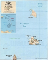 Mapa de Antigua y Barbuda