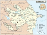 Mapa de Azerbaiyán