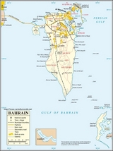 Mapa de Bahrein