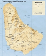 Mapa de Barbados