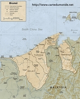 Mapa de Brunei