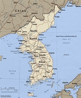 Mapa de Corea del Sur