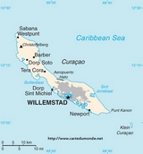 Mapa de Curacao