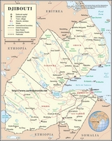Mapa de Djibouti