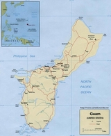 Mapa de Guam