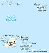 Mapa de Guernsey