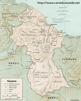 Mapa de Guayana