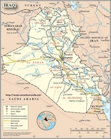 Mapa de Irak