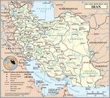 Mapa de Irán