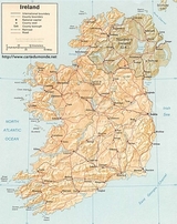 Mapa de Irlanda