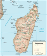 Mapa de Madagascar