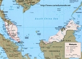 Mapa de Malasia