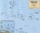 Mapa de Micronesia