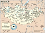 Mapa de Mongolia