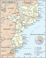Mapa de Mozambique