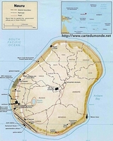 Mapa de Nauru