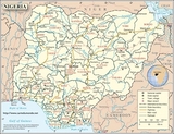 Mapa de Nigeria