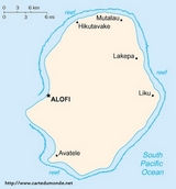 Mapa de Niue