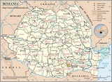 Mapa de Rumania