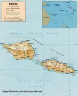 Mapa de Samoa