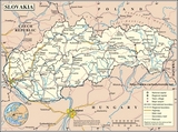 Mapa de Eslovaquia