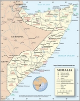 Mapa de Somalia