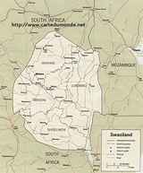 Mapa de Swazilandia