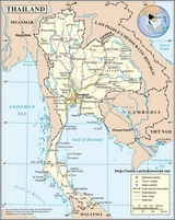 Mapa de Tailandia