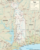 Mapa de Togo