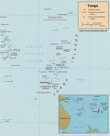 Mapa de Tonga